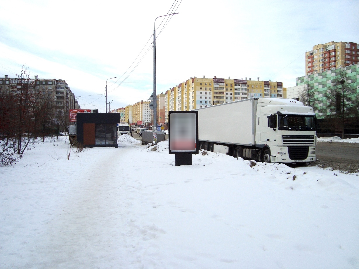 Фотография рекламного носителя, тип: Ситиформат 1.8x1.2, адрес: 40-летия Победы ул. Х Чичерина ул., д.1, Челябинск, Челябинская область, Россия. Сторона В №1332470