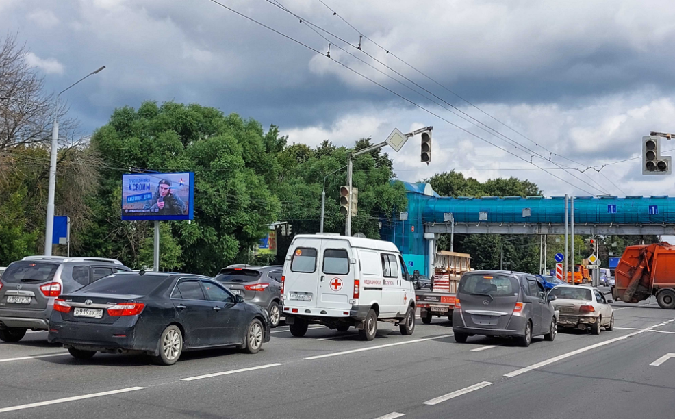 Фотография рекламного носителя, тип: Билборд 3x6, адрес: Московский пр-т., поз.1, Ярославль, Ярославская область, Россия. Сторона Б1 №633757