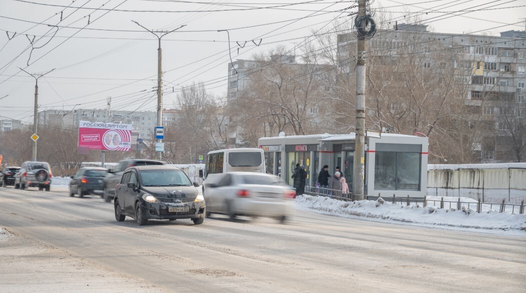 Фотография рекламного носителя, тип: Билборд 3x6, адрес: Дианова ул., д.14/1, Омск, Омская область, Россия. Сторона А №1009753