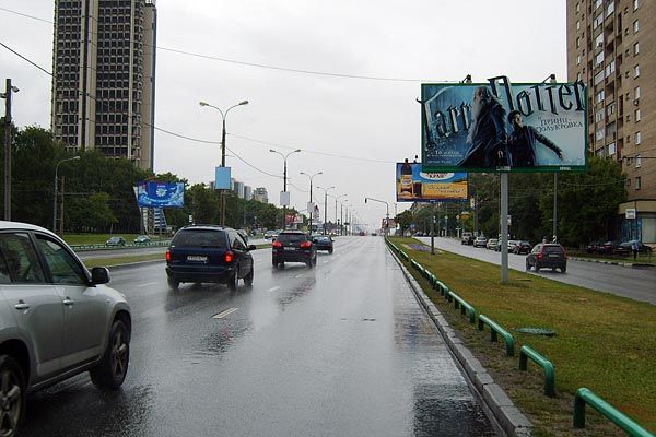 Фотография рекламного носителя, тип: Билборд 3x6, адрес: Вернадского пр-т., д.21, корп.2, Москва, Россия. Сторона A1 №65229