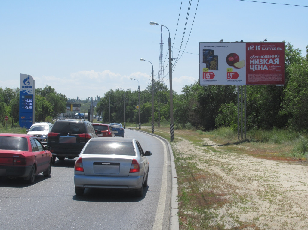 Фотография рекламного носителя, тип: Билборд 3x6, адрес: Землячки ул., д.80А, Волгоград, Волгоградская область, Россия. Сторона А №111296
