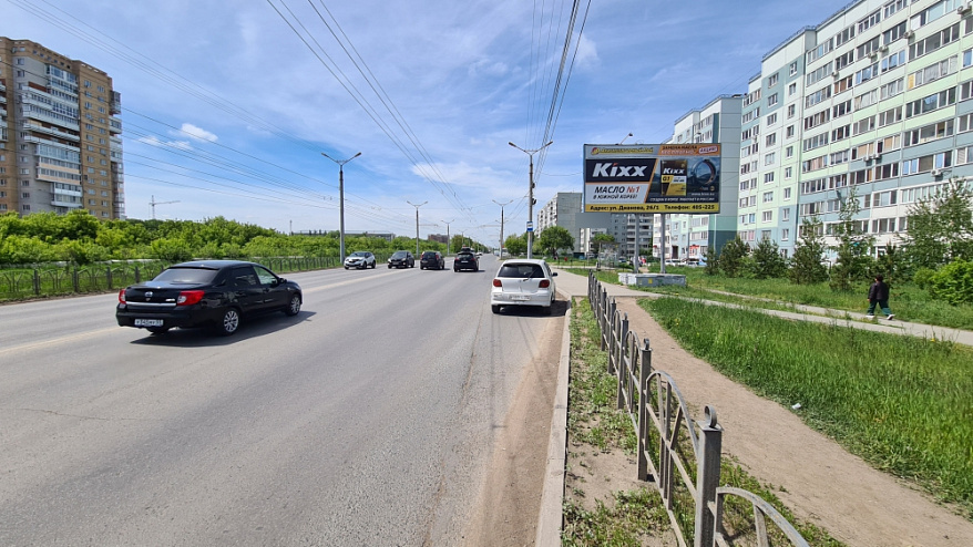 Фотография рекламного носителя, тип: Билборд 3x6, адрес: Дианова ул., д.20, корп.5, Омск, Омская область, Россия. Сторона А №1009755