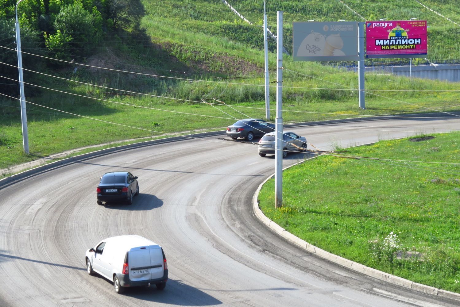 Фотография рекламного носителя, тип: Билборд 3x6, адрес: Маршала Жукова ул. Х Сипайловская ул., Уфа, Республика Башкортостан, Россия. Сторона А2 №679329