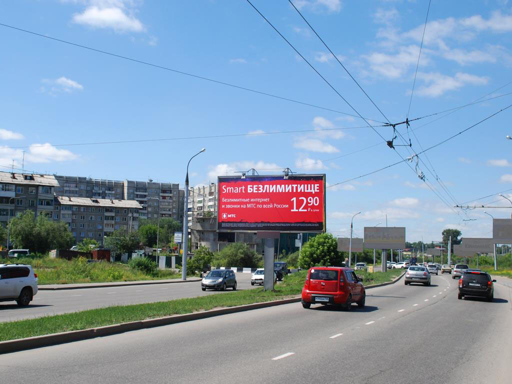 Фотография рекламного носителя, тип: Билборд 3x6, адрес: Объездная а/д, Иркутск, Иркутская область, Россия. Сторона A1 №85389