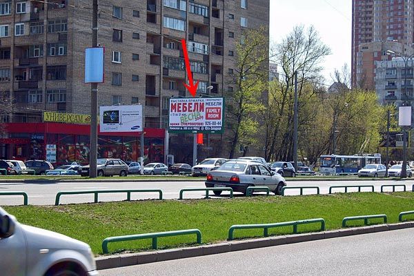 Фотография рекламного носителя, тип: Билборд 3x6, адрес: Вернадского пр-т., д.21, корп.2, Москва, Россия. Сторона A2 №65230