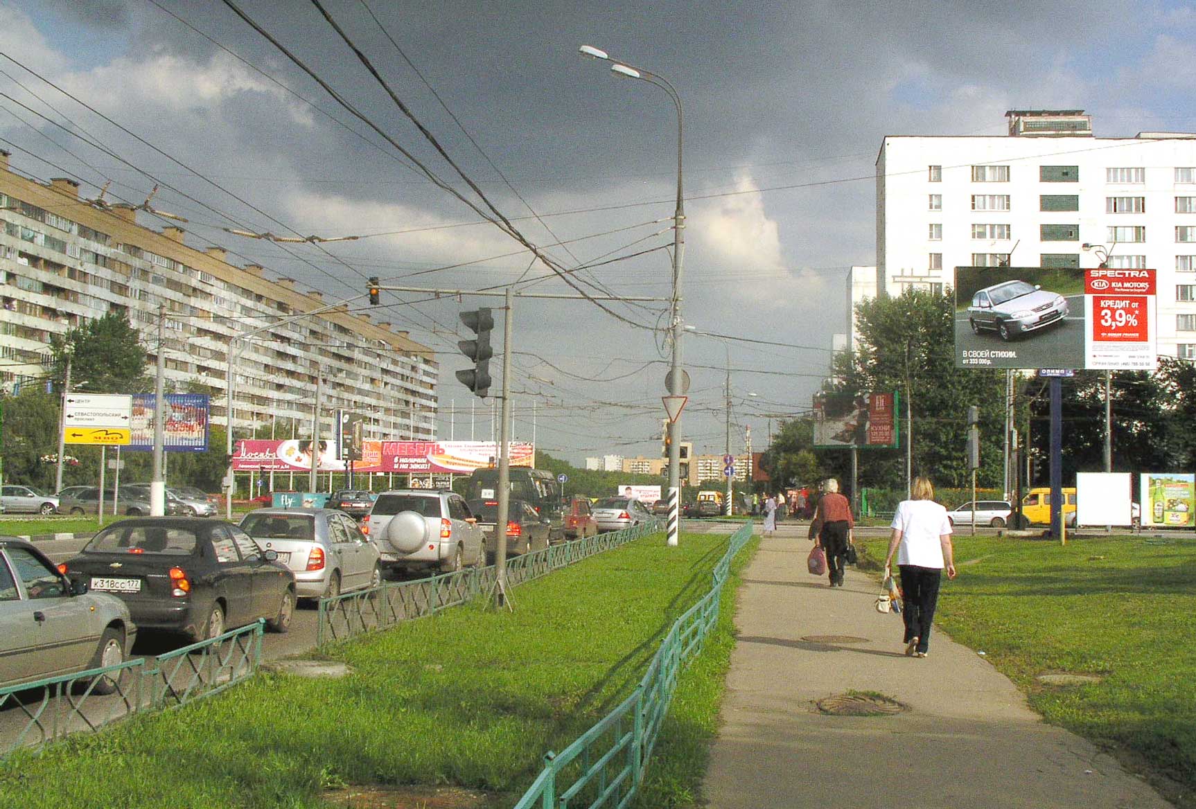 Фотография рекламного носителя, тип: Билборд 3x6, адрес: Нахимовский пр-т., д.31, Москва, Россия. Сторона A №13198