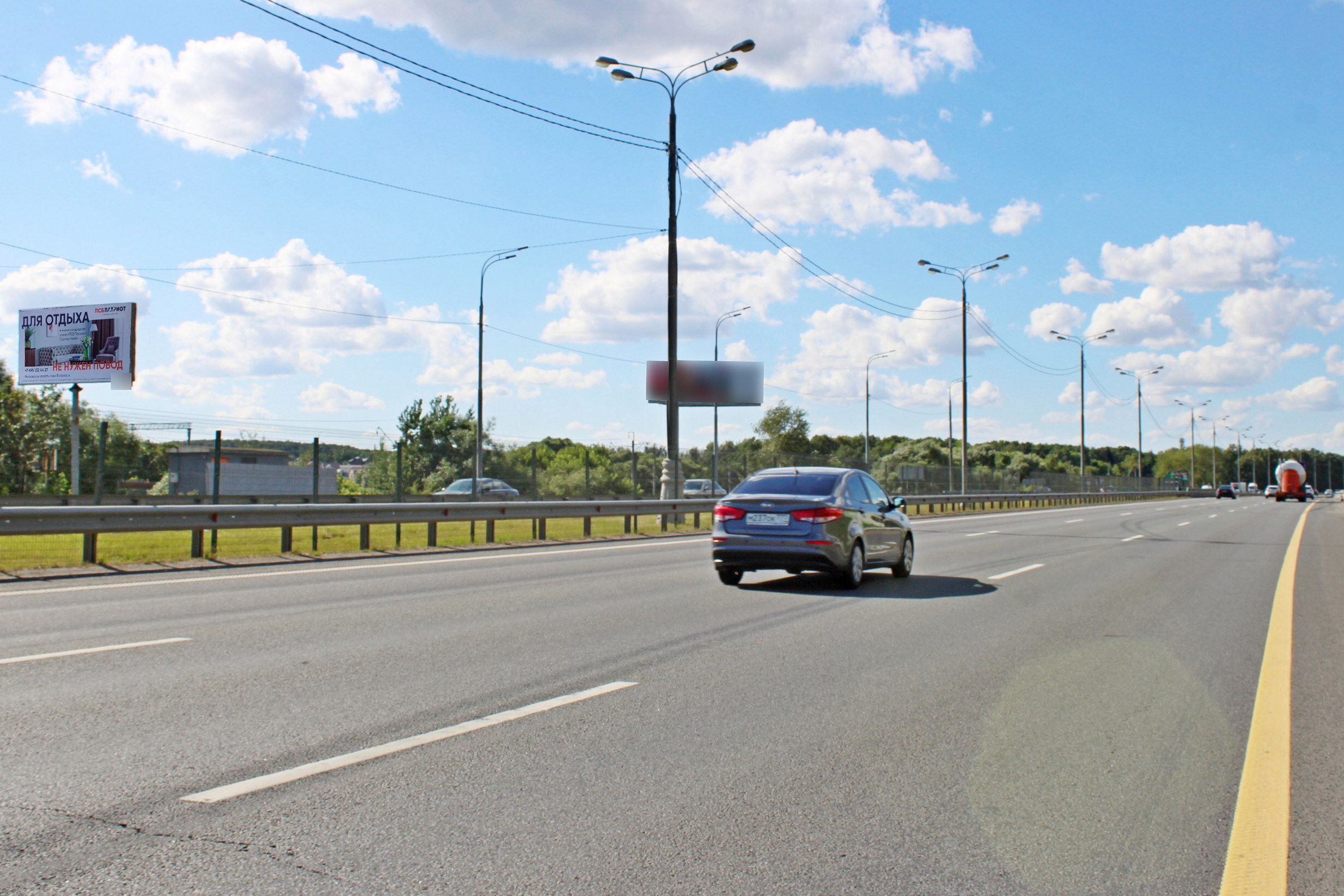 Фотография рекламного носителя, тип: Билборд 3x6, адрес: М4-Дон а/д, 26 600м, Видное, Московская область, Россия. Сторона Б №882716