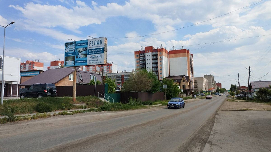 Фотография рекламного носителя, тип: Билборд 3x6, адрес: 1 Мая ул. Х Октябрьская ул., д.4, Чебаркуль, Челябинская область, Россия. Сторона B №201063