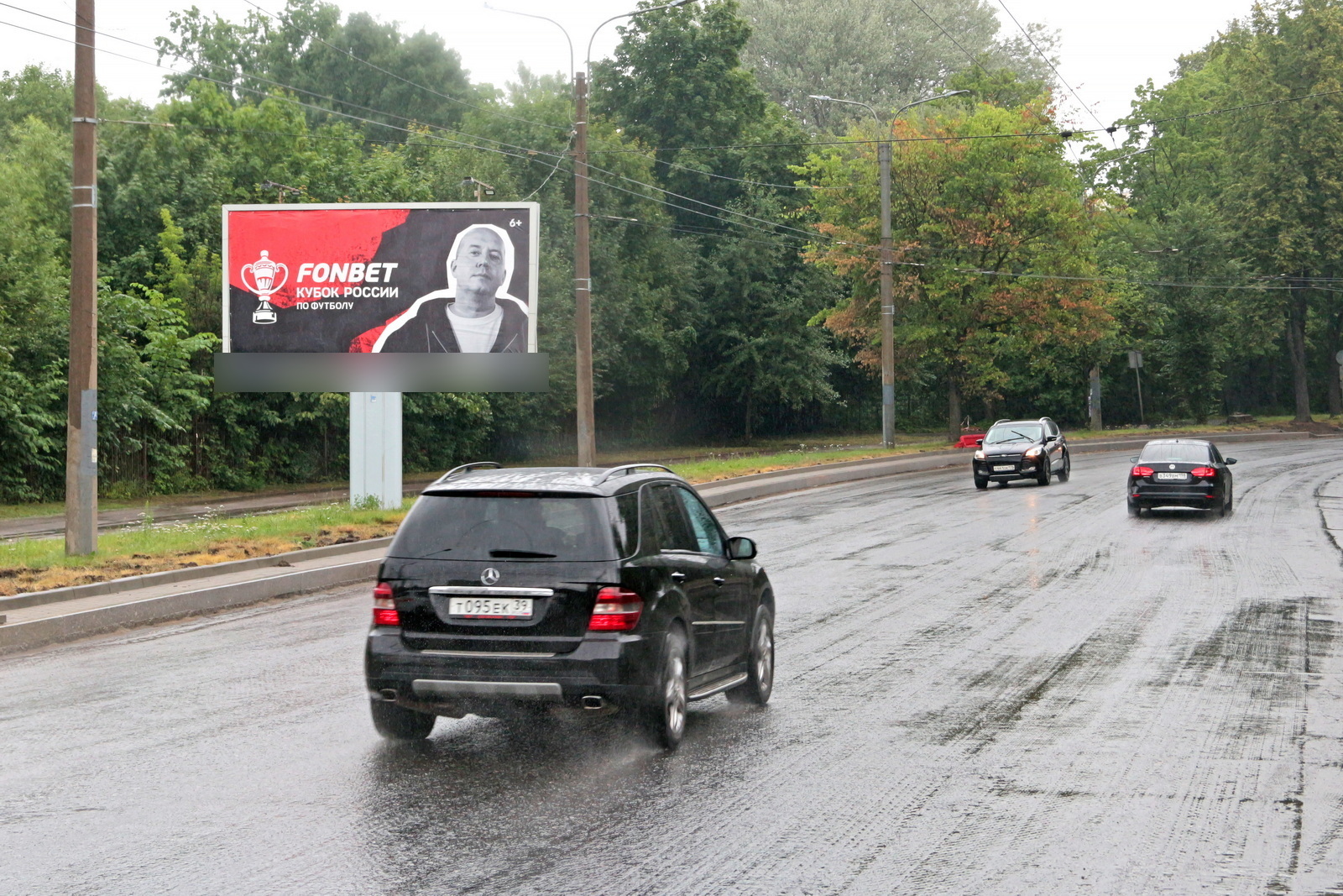 Фотография рекламного носителя, тип: Билборд 3x6, адрес: Ланское ш., у путепровода, Санкт-Петербург, Россия. Сторона Б №672178