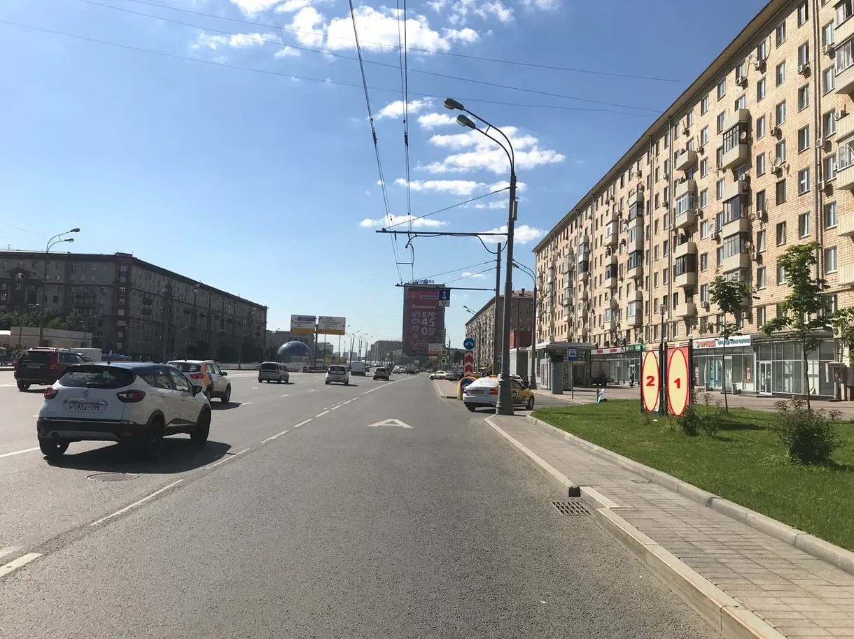 Фотография рекламного носителя, тип: Афиша 1.75x1.8, адрес: Ленинградский пр-т., д.74, стенд 2, Москва, Россия. Сторона A №883189