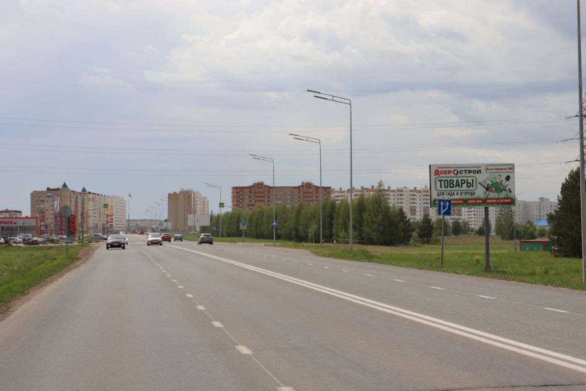 Фотография рекламного носителя, тип: Билборд 3x6, адрес: выезд в Казань г., поз.3, Елабуга, Республика Татарстан, Россия. Сторона А №254541