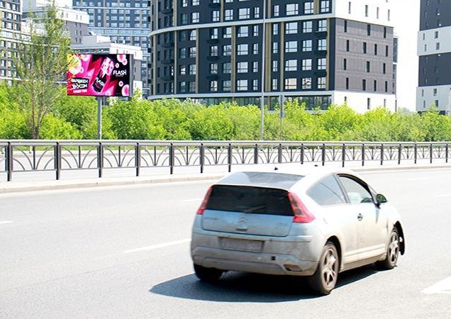 Фотография рекламного носителя, тип: Билборд 3x6, адрес: Машинная ул. Х Фурманова ул., Екатеринбург, Свердловская область, Россия. Сторона Б №664799