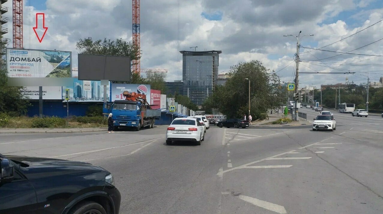Фотография рекламного носителя, тип: Билборд 3x6, адрес: Вагулевского ул. Х Стачки 1902 года пл., Ростов-на-Дону, Ростовская область, Россия. Сторона A1-A3 №1079318