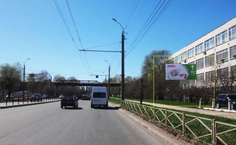 Фотография рекламного носителя, тип: Билборд 3x6, адрес: Новоажимова ул., завод Ижсталь поз.1, Ижевск, Республика Удмуртия, Россия. Сторона A №670023