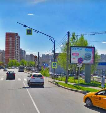 Фотография рекламного носителя, тип: Ситиборд 2.7x3.7, адрес: Березовая ул., д.2, Видное, Московская область, Россия. Сторона А1-А5 №1375778