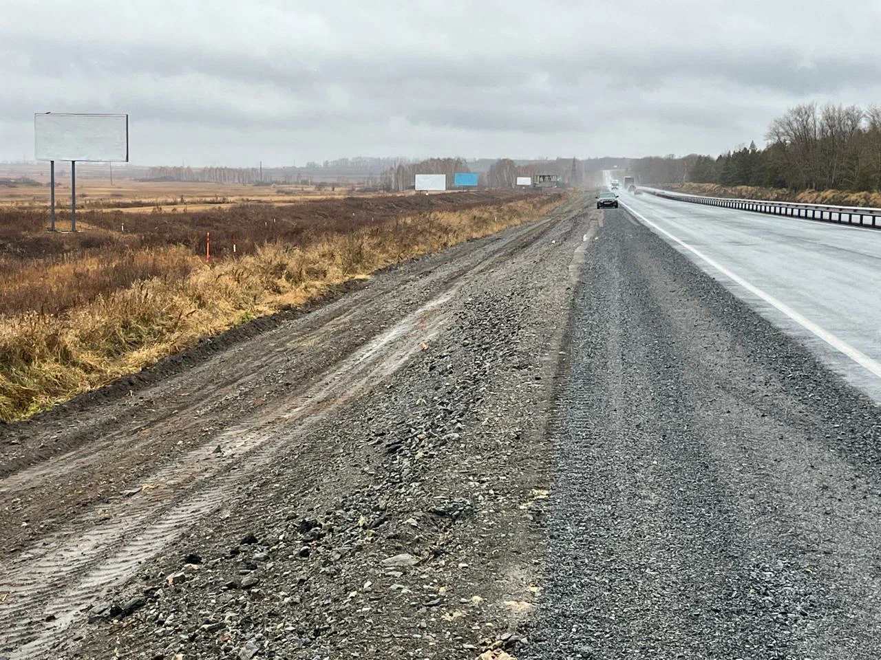 Фотография рекламного носителя, тип: Билборд 3x6, адрес: Омск-Черлак а/д., 18 441 м., Омск, Омская область, Россия. Сторона Б №1361479