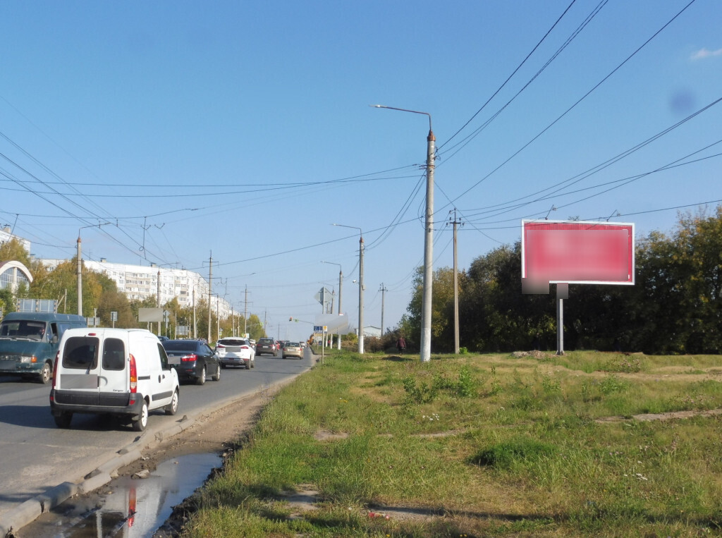 Фотография рекламного носителя, тип: Билборд 3x6, адрес: Бирюзова ул., д.27, н-в, Рязань, Рязанская область, Россия. Сторона А10 №981381