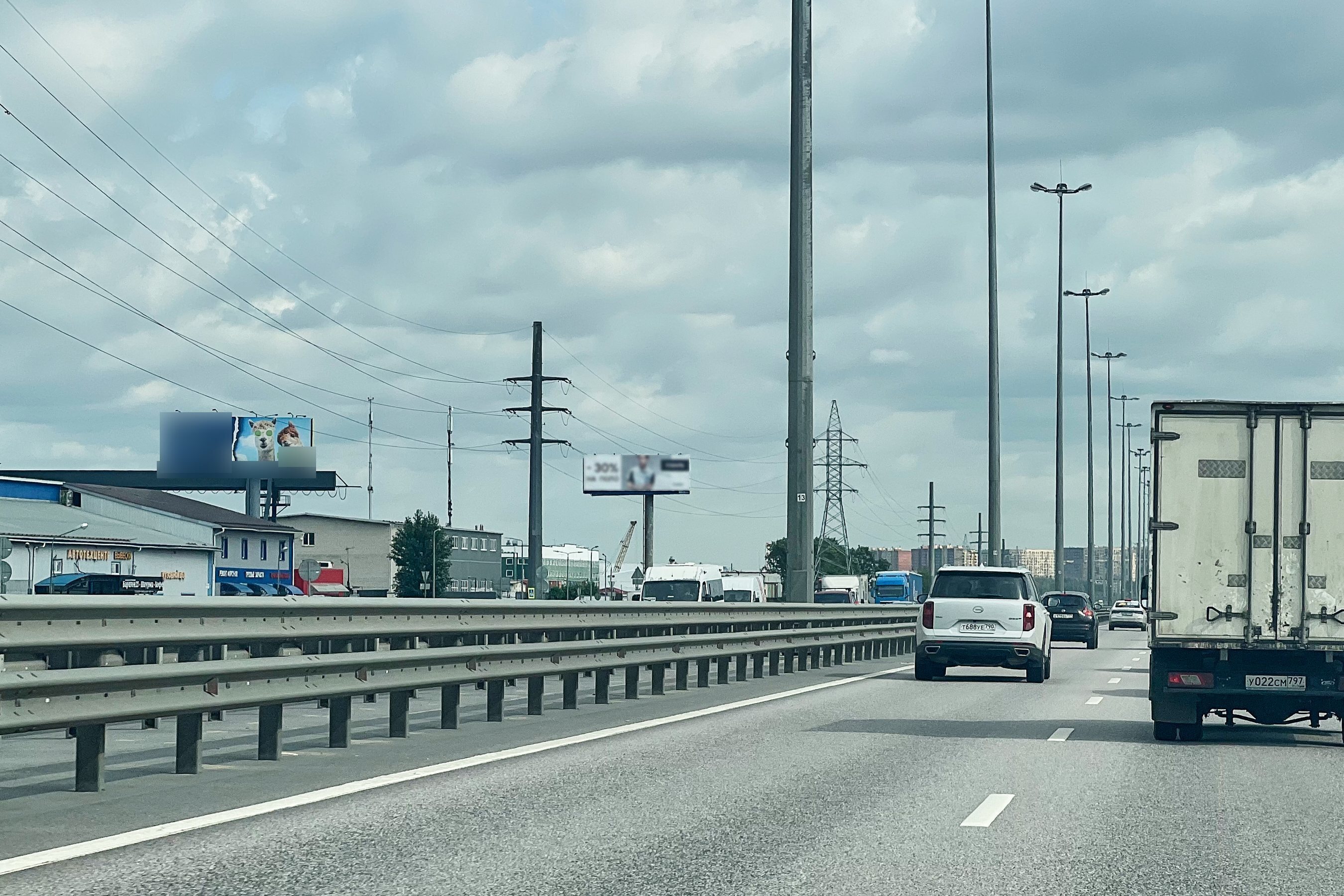 Фотография рекламного носителя, тип: Суперсайт 4x12, адрес: Новорязанское ш., 23 415м, Люберцы, Московская область, Россия. Сторона Б №205241