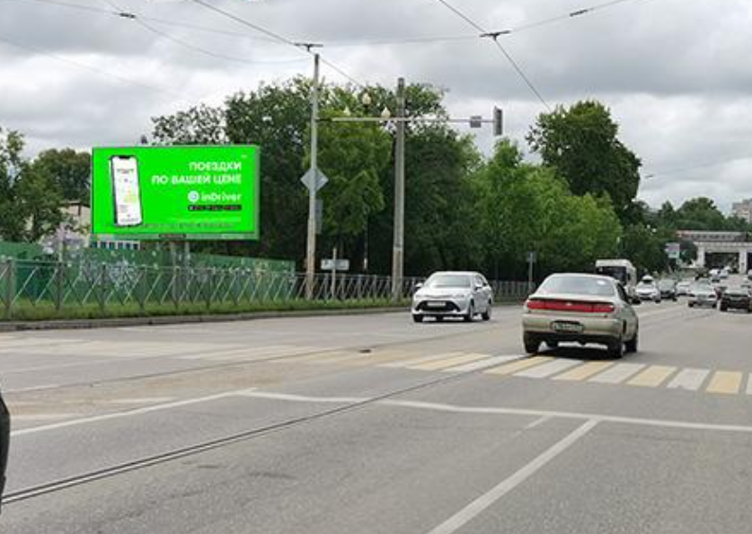 Фотография рекламного носителя, тип: Билборд 3x6, адрес: Воронежская ул., Хабаровск, Хабаровский край, Россия. Сторона Б №198751