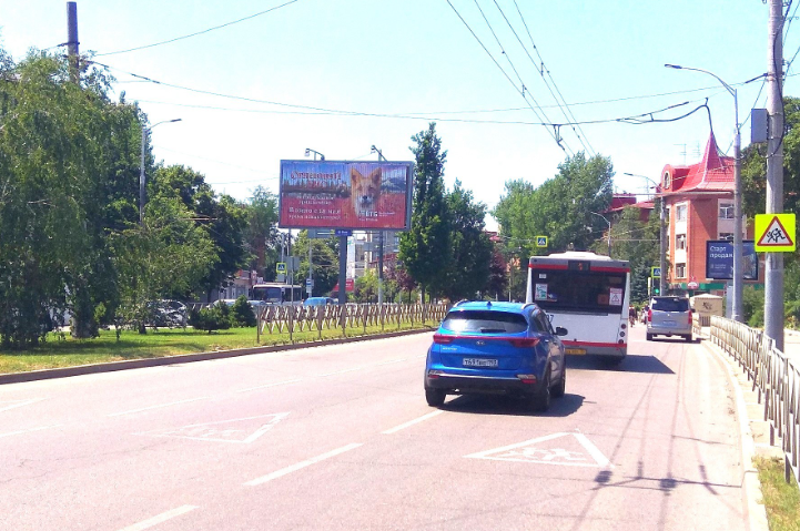 Фотография рекламного носителя, тип: Билборд 3x6, адрес: Тургенева ул., д.170, поз.1, Краснодар, Краснодарский край, Россия. Сторона A1-A3 №84917