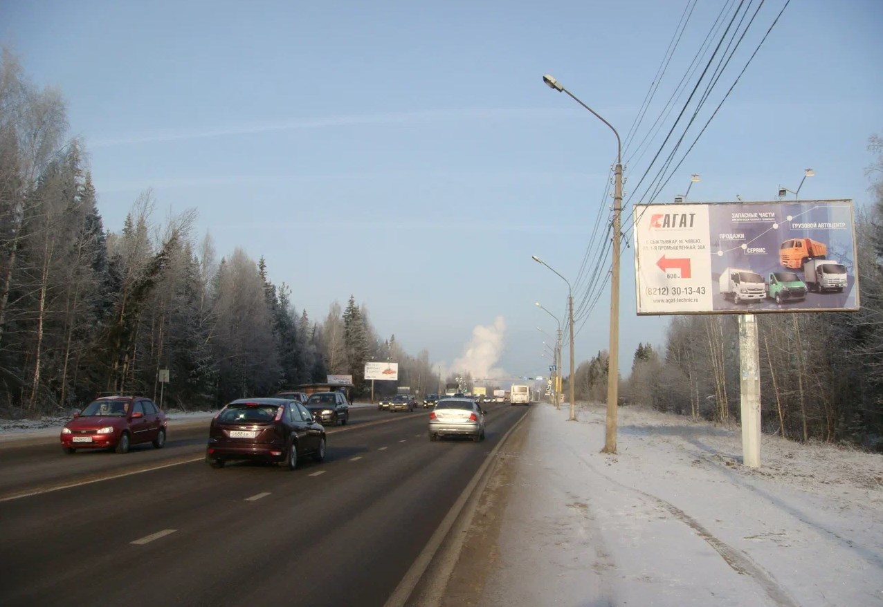 Фотография рекламного носителя, тип: Билборд 3x6, адрес: Октябрьский пр-т., Верхний Чов мкр., Сыктывкар, Республика Коми, Россия. Сторона А №1331449