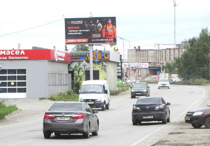 Фотография рекламного носителя, тип: Билборд 3x6, адрес: Линейная ул., д.56, Челябинск, Челябинская область, Россия. Сторона В №1068017