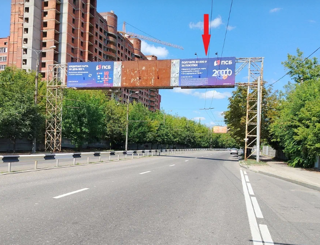 Фотография рекламного носителя, тип: Билборд 3x6, адрес: Артема ул., д.241, Донецк, Донецкая область, Россия. Сторона А3 №1327541