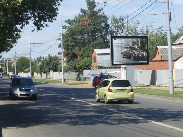 Фотография рекламного носителя, тип: Ситиборд 2.7x3.7, адрес: Фадеева ул., д.397, Краснодар, Краснодарский край, Россия. Сторона А №236092