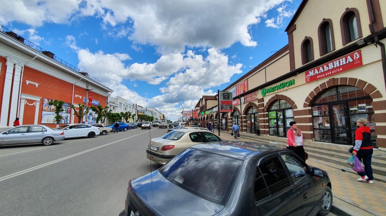 Фотография рекламного носителя, тип: Панель-кронштейн, адрес: Ленина ул., д.31, поз.3, Острогожск, Воронежская область, Россия. Сторона A №1067060