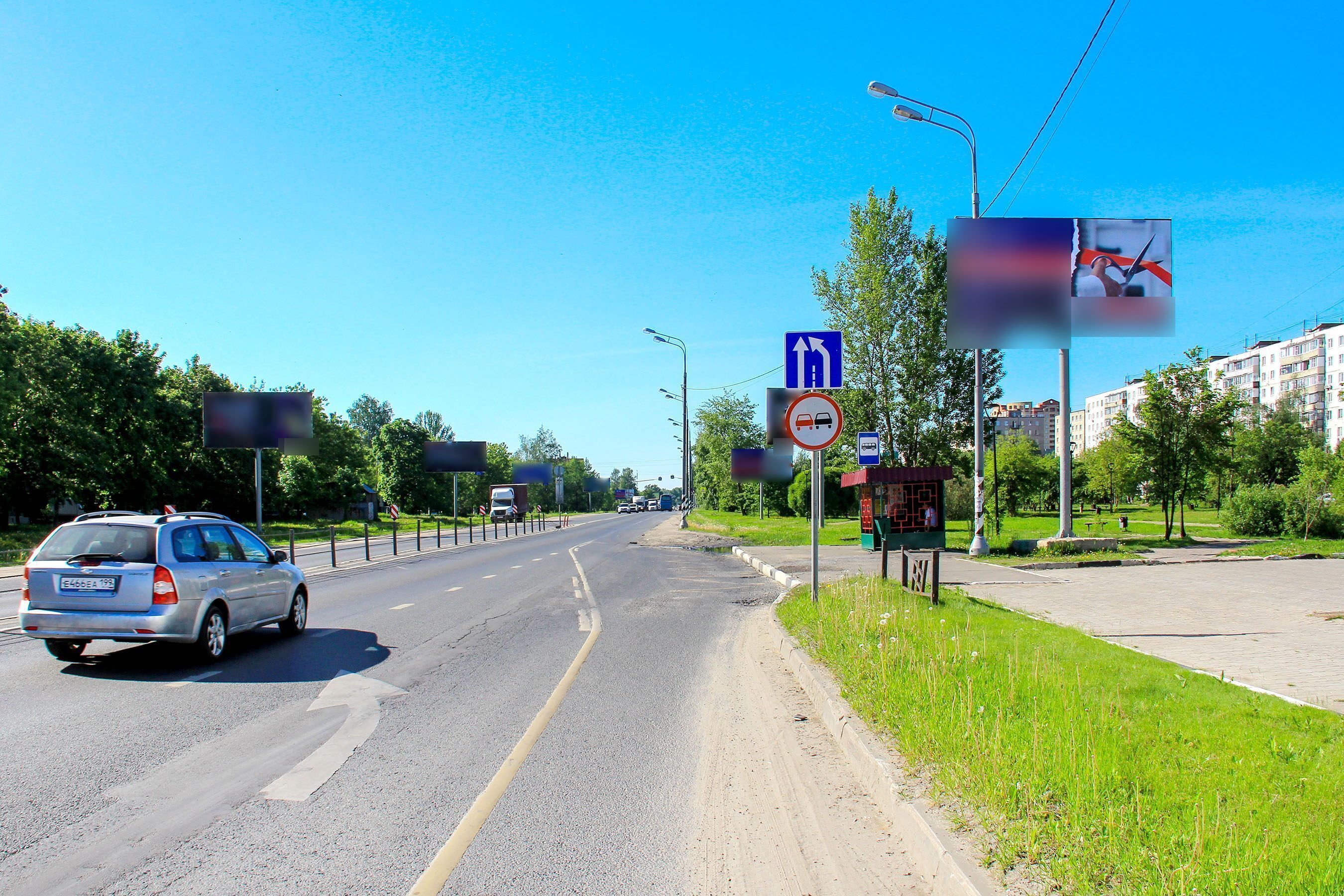 Фотография рекламного носителя, тип: Билборд 3x6, адрес: Фрязевское ш. Х Журавлева ул., д.1А, Электросталь, Московская область, Россия. Сторона А №722579