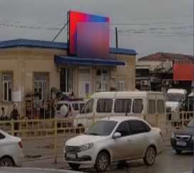 Фотография рекламного носителя, тип: Медиафасад, адрес: Автостанция, Избербаш, Республика Дагестан, Россия. Сторона А1-А10 №1349693