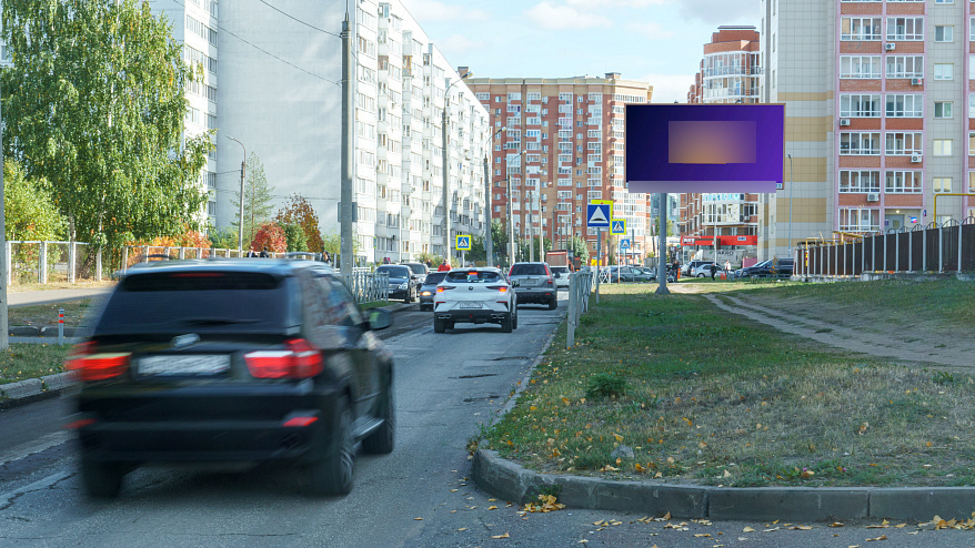 Фотография рекламного носителя, тип: Билборд 3x6, адрес: Четаева ул., д.16, Казань, Республика Татарстан, Россия. Сторона А №679049