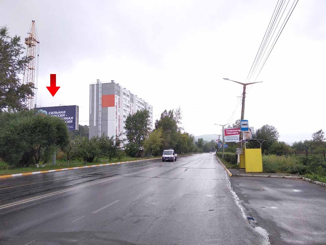 Фотография рекламного носителя, тип: Билборд 3x6, адрес: 30 лет Победы пр-т., за ост. автобуса "МЖК", Златоуст, Челябинская область, Россия. Сторона B №200350