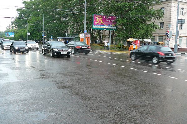 Фотография рекламного носителя, тип: Билборд 3x6, адрес: Бол. Филевская ул., д.19 Х Барклая ул., Москва, Россия. Сторона A №65238