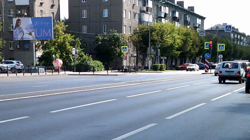 Фотография рекламного носителя, тип: Билборд 3x6, адрес: Ленина пр-т., д.59, поз.1, Магнитогорск, Челябинская область, Россия. Сторона B №200450