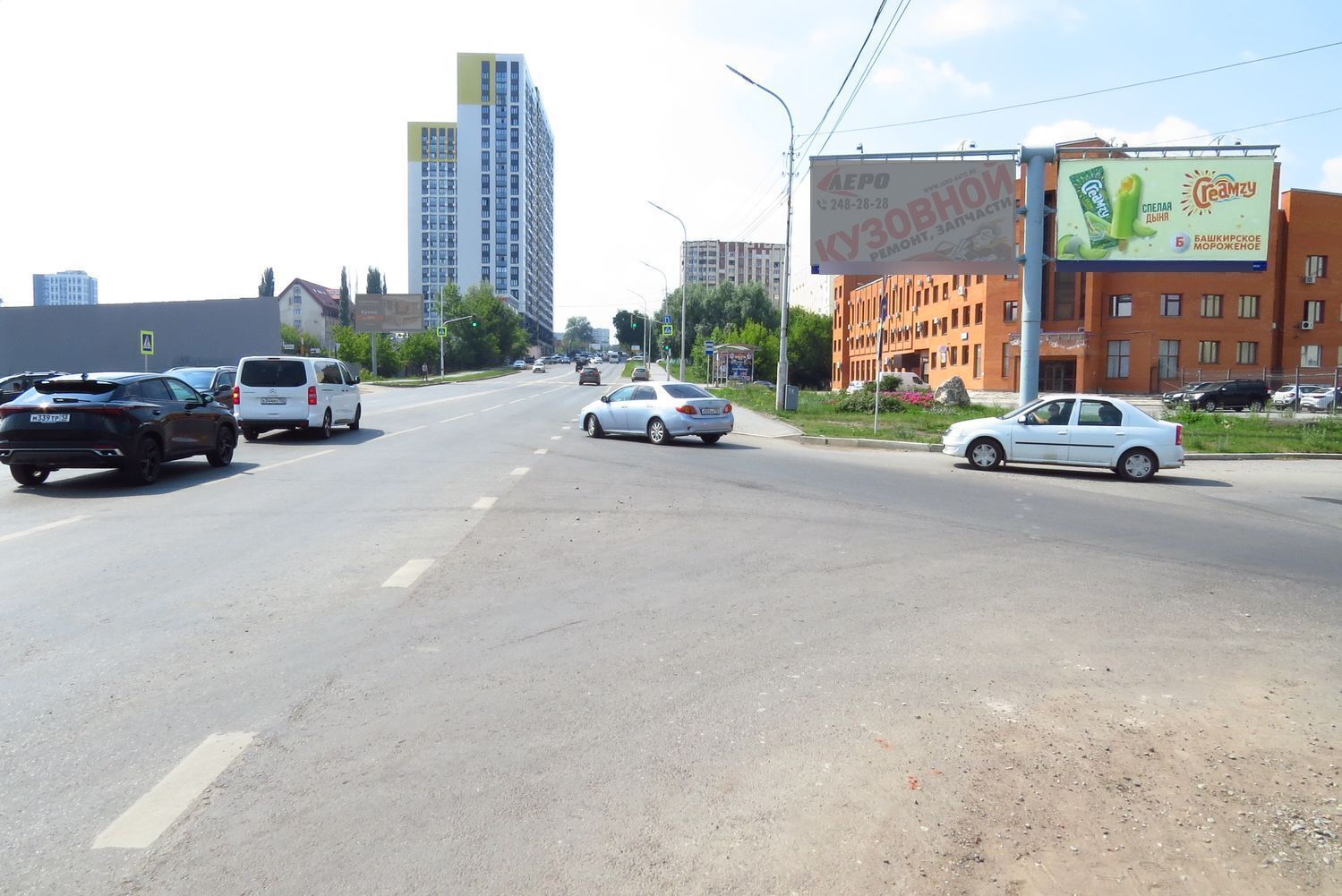 Фотография рекламного носителя, тип: Билборд 3x6, адрес: Кирова ул. Х Салавата Юлаева пр-т., д.55, Уфа, Республика Башкортостан, Россия. Сторона А2 №679318