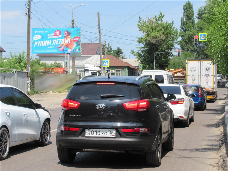 Фотография рекламного носителя, тип: Билборд 3x6, адрес: Стрелковой 45-я ул., д.225 Х Солнечная ул., Воронеж, Воронежская область, Россия. Сторона Б №208600