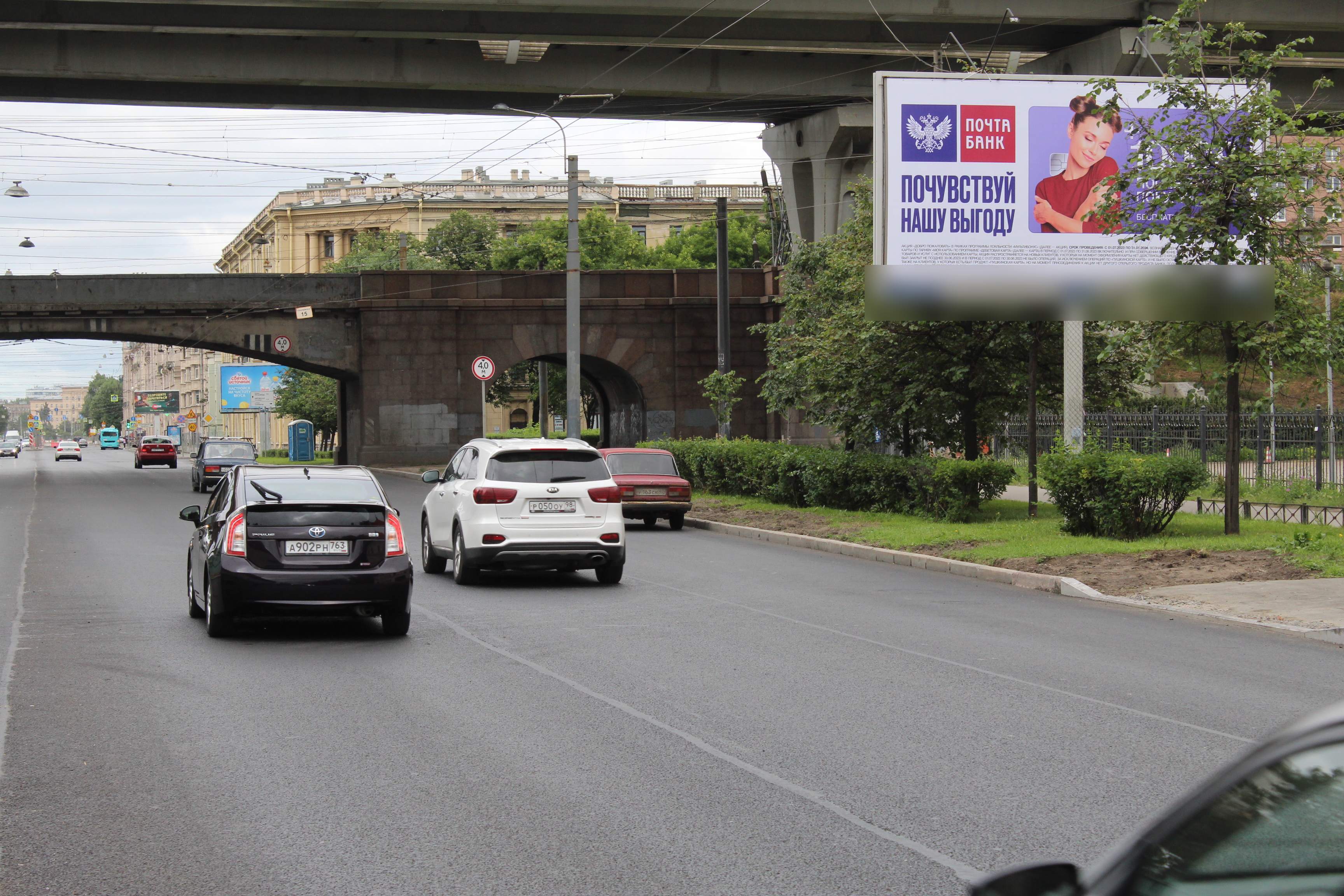 Фотография рекламного носителя, тип: Билборд 3x6, адрес: Стачек пр-т., д.48, корп.2, Санкт-Петербург, Россия. Сторона А №121196