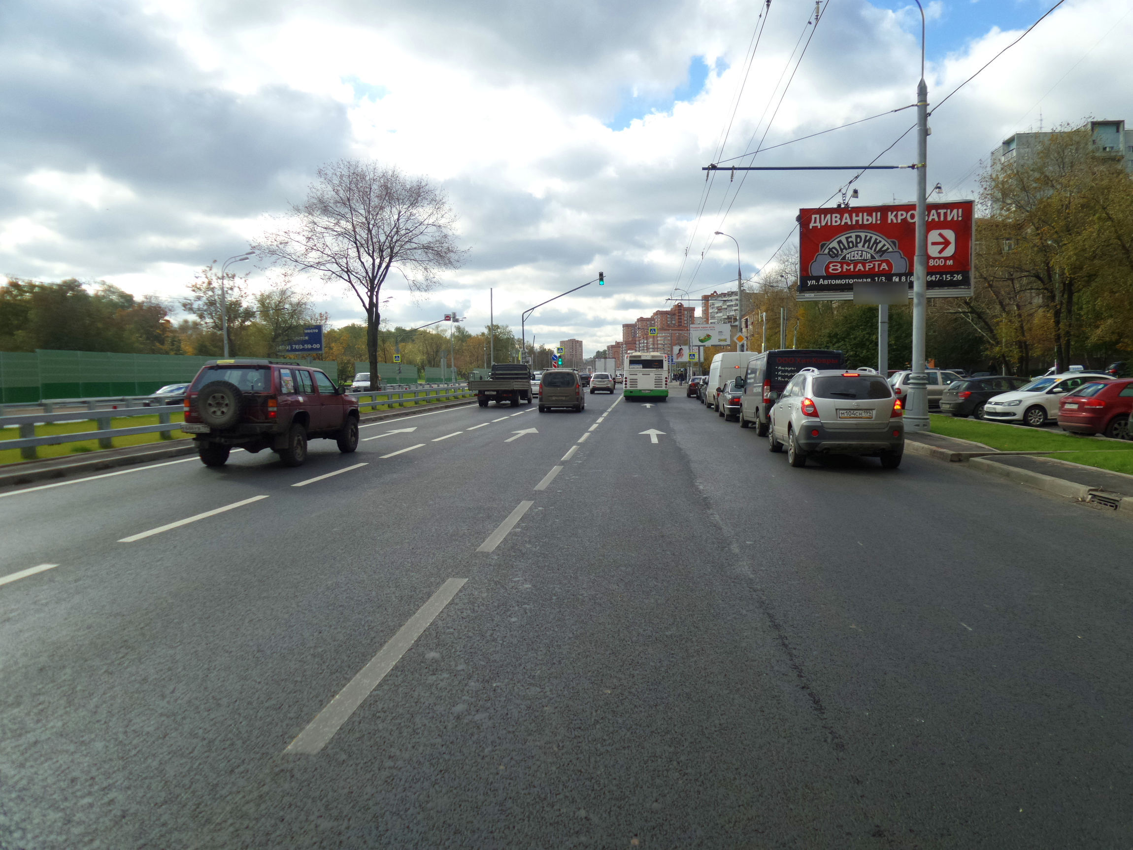 Фотография рекламного носителя, тип: Билборд 3x6, адрес: Большая Академическая ул., д.63, Москва, Россия. Сторона А №52621