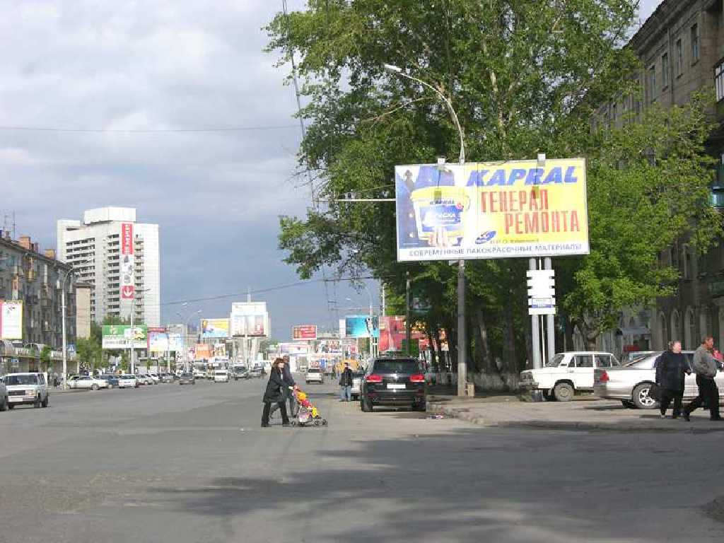 Фотография рекламного носителя, тип: Билборд 3x6, адрес: Титова ул., д.7 Х Римского-Корсакова ул., Новосибирск, Новосибирская область, Россия. Сторона A №184575