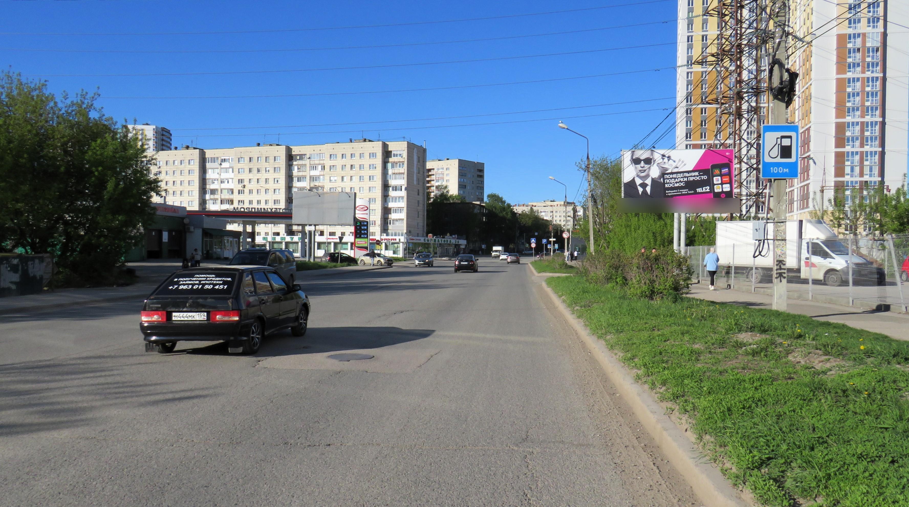 Фотография рекламного носителя, тип: Билборд 3x6, адрес: Солдатова ул., д.31, Пермь, Пермский край, Россия. Сторона А №758494