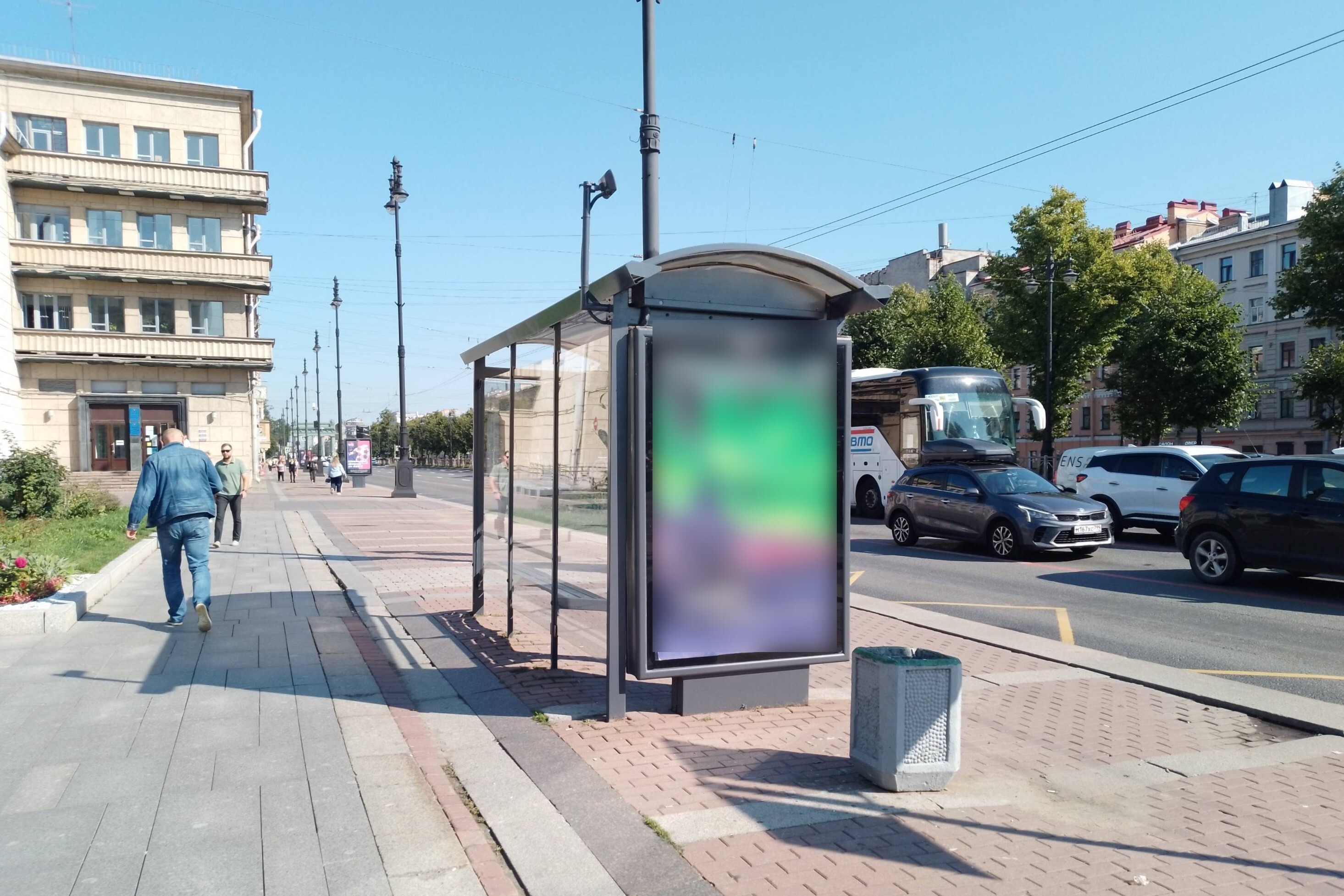 Фотография рекламного носителя, тип: Ситиформат 1.8x1.2, адрес: Московский пр-т., д.129, поз.2, Санкт-Петербург, Россия. Сторона Б №139487