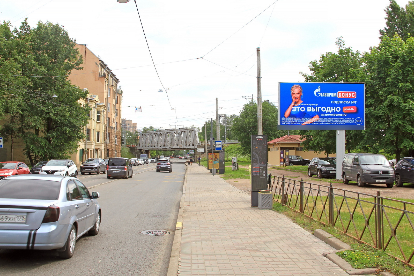 Фотография рекламного носителя, тип: Билборд 3x6, адрес: Большой Сампсониевский пр-т., д.104, Санкт-Петербург, Россия. Сторона А1 №118412