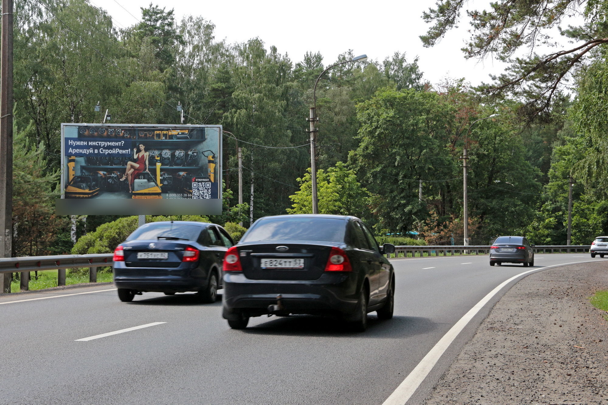 Фотография рекламного носителя, тип: Билборд 3x6, адрес: Приморское ш. Х Лахтинский пр-т., д.114, Санкт-Петербург, Россия. Сторона А2 №120482