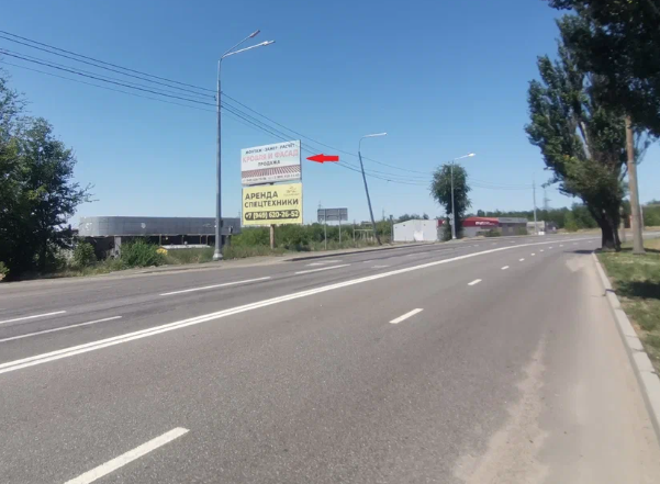 Фотография рекламного носителя, тип: Билборд 3x6, адрес: Карпова пр-т., д.12, Мариуполь, Донецкая область, Россия. Сторона Б1 №1327298