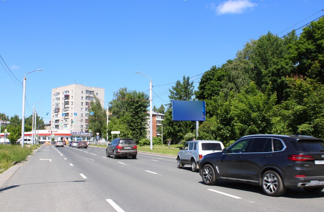 Фотография рекламного носителя, тип: Билборд 3x6, адрес: Усти-на-Лабе ул., д.6, Владимир, Владимирская область, Россия. Сторона А1 №840047