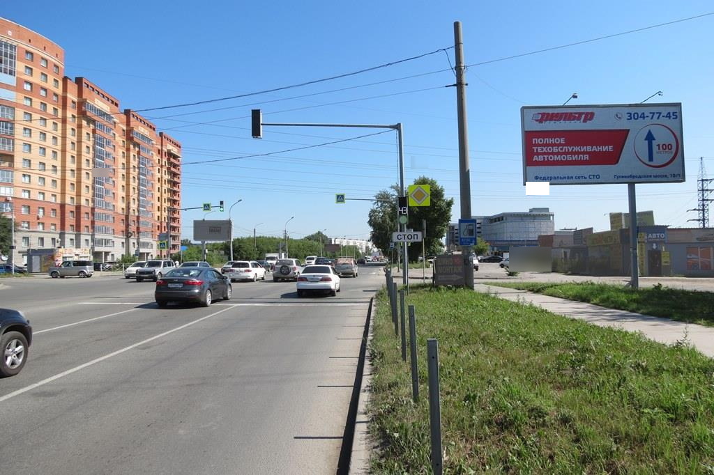 Фотография рекламного носителя, тип: Билборд 3x6, адрес: Никитина ул. Х Есенина ул., Новосибирск, Новосибирская область, Россия. Сторона А №92186