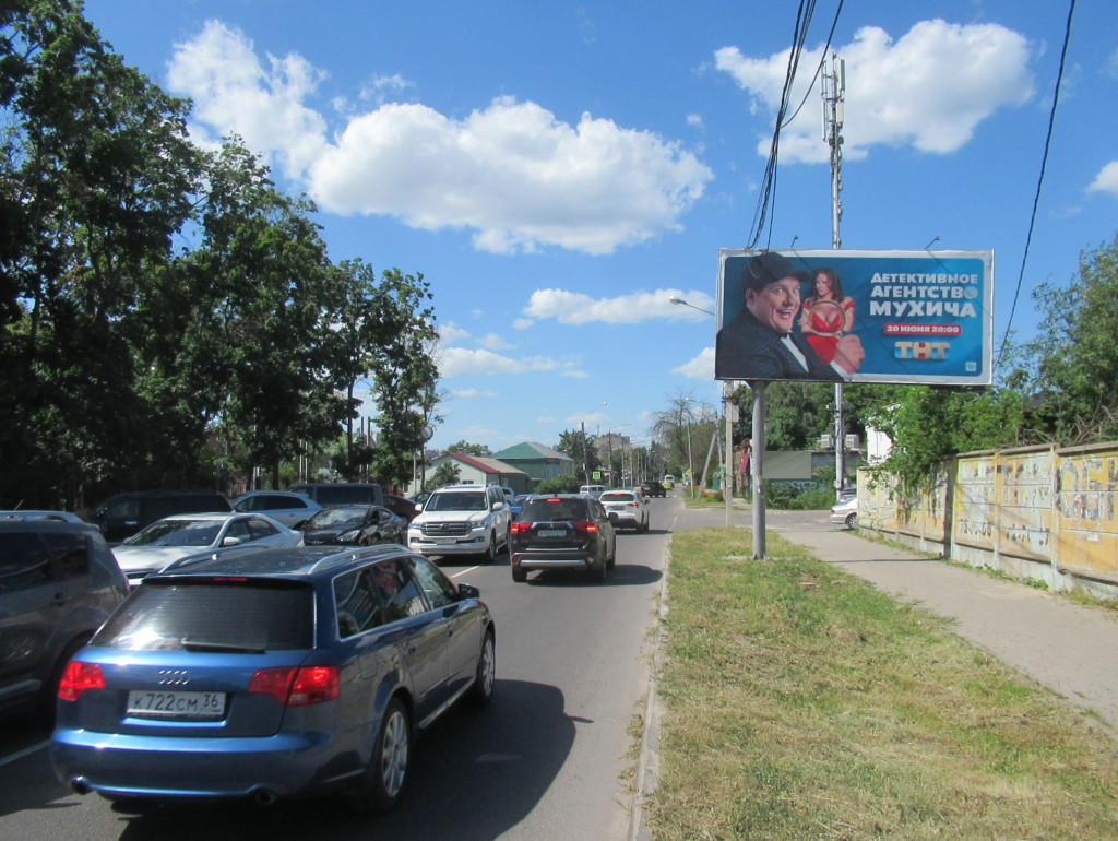 Фотография рекламного носителя, тип: Билборд 3x6, адрес: Транспортная ул., д.20, Воронеж, Воронежская область, Россия. Сторона А №208601