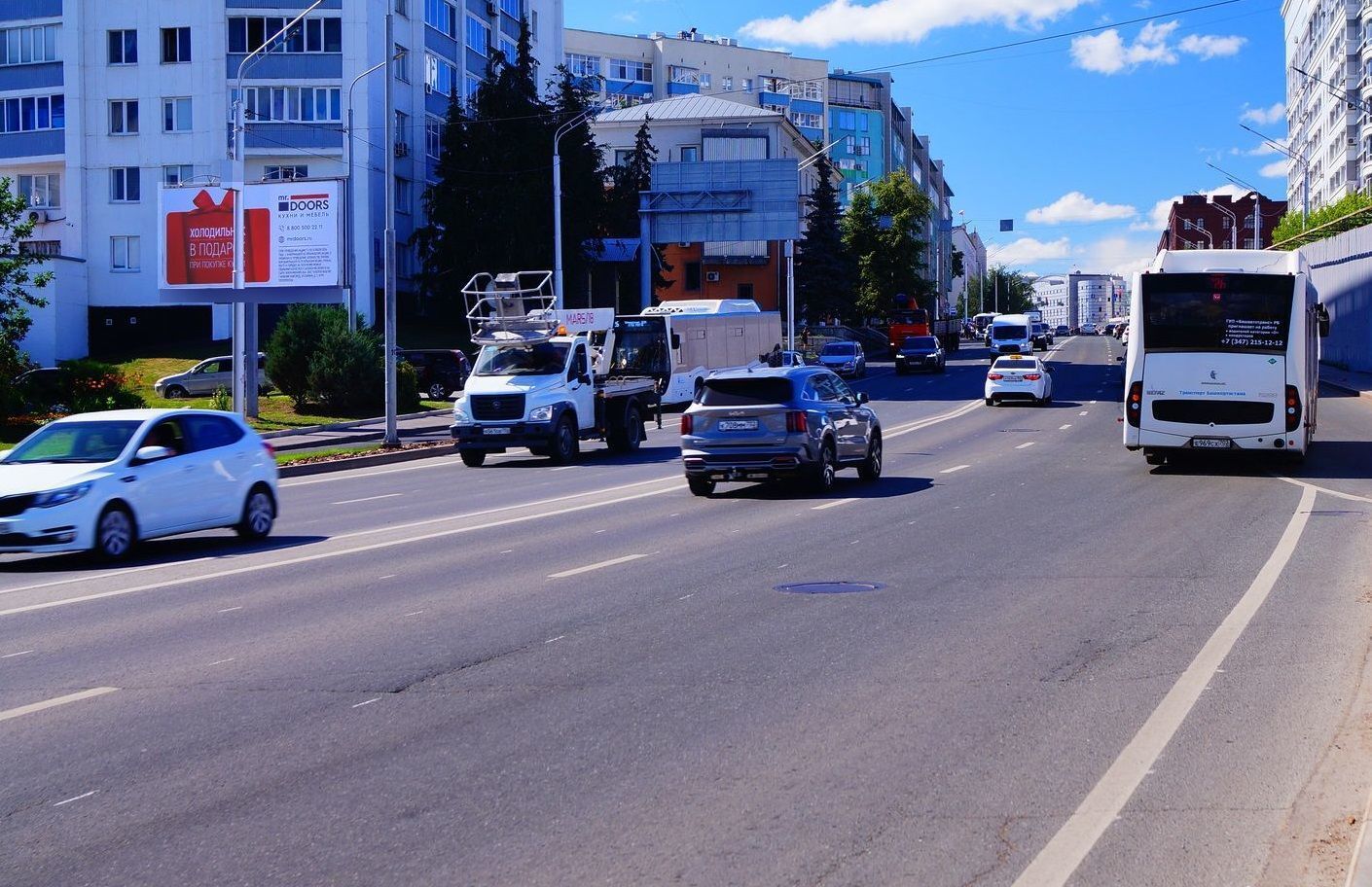 Фотография рекламного носителя, тип: Билборд 3x6, адрес: Заки Валиди ул., д.66, поз.1, Уфа, Республика Башкортостан, Россия. Сторона Б №826656