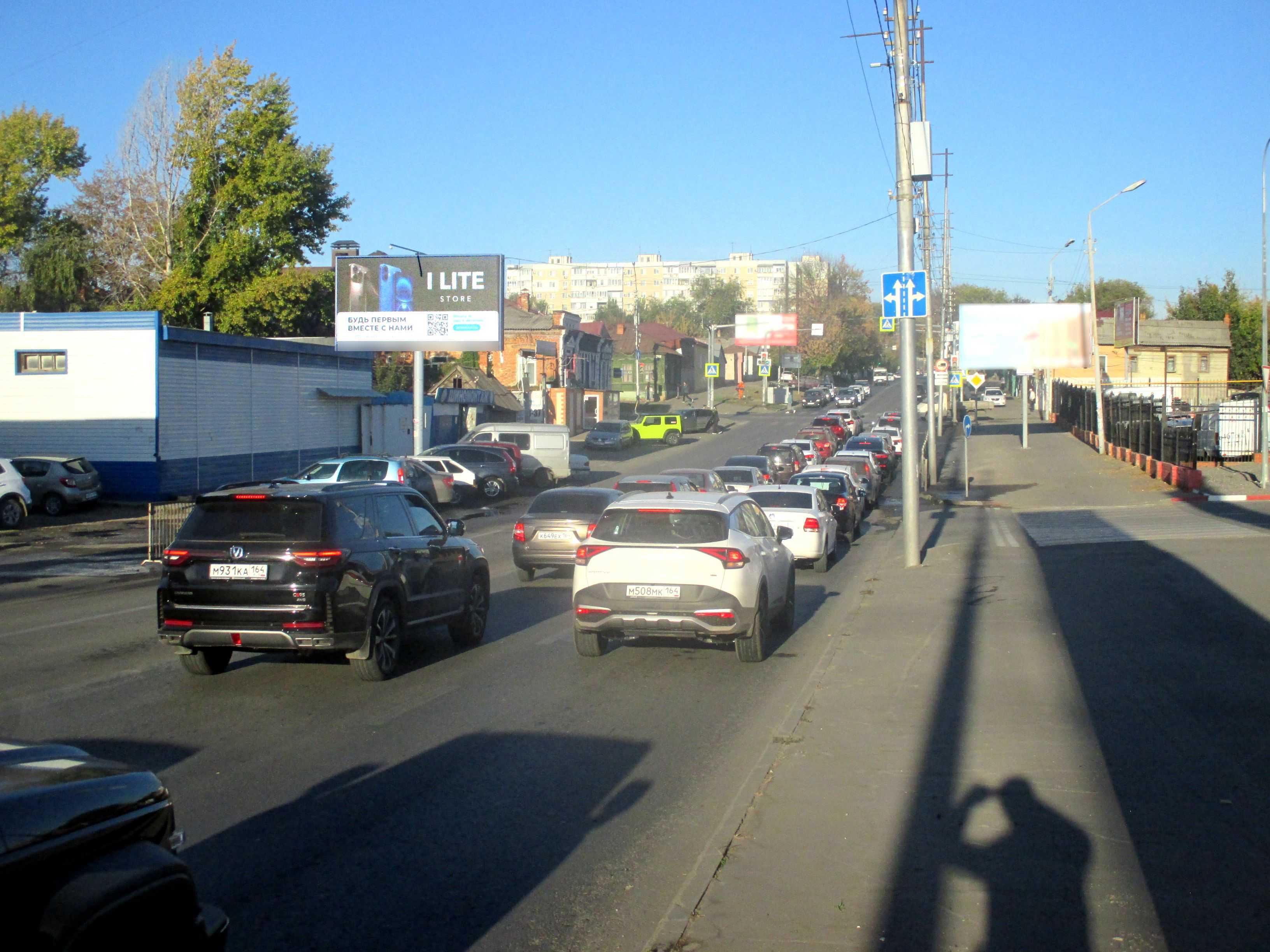 Фотография рекламного носителя, тип: Билборд 3x6, адрес: Соколовая ул. Х Вольcкая ул., поз.1, Саратов, Саратовская область, Россия. Сторона Б1 №327246